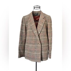 Vintage Harve Benard Wool Plaid Jacket - sz 8